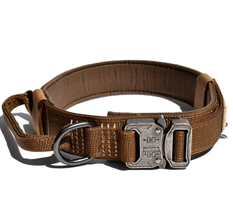 Heavy Duty Dog Collar With Handle