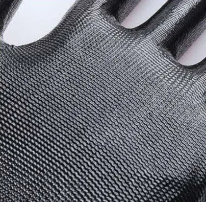 Labor Protection Red and Black Latex Coated Work Gloves