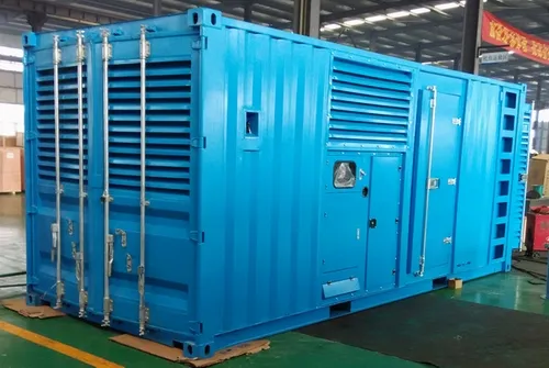 Container Type Diesel Generator Set Powered by Perkins Cummins Doosan Engine