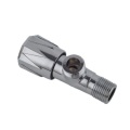 Good Quality Color Handle Angle Stop Valve Chrome Plated Zinc Material For Middle East Market