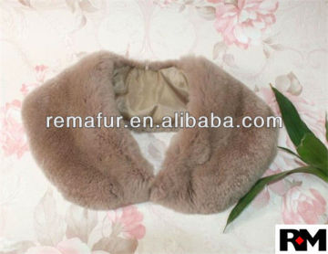 2014 Hot selling rex rabbit fur collar real fur collar