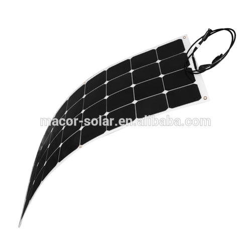 Macro-Solar Sunpower 100W flexible pv panel for charging battery 12V