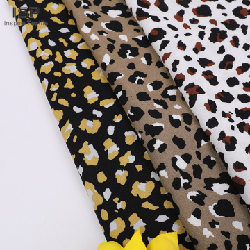 Stocklot Plain Pattern Challis 100％粘粘印刷的人造丝面料适用于女装