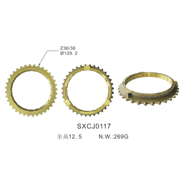 Synchronizer ring of automobile gearbox