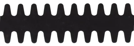 black tipping film for paper bag handle