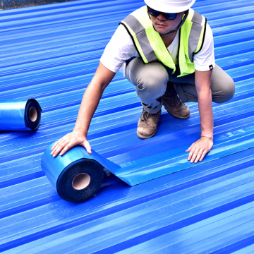Waterproof Blue Membrane Sheet: Butyl Rubber Sealant Self-Adhesive Tape for Roofs