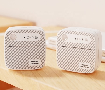 Portable Bluetooth Mini Printer for iPhone, Android, and Tablets: Perfect for Study Notes, Journals, Memos, Photos, and Pictures