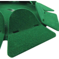 Agujero de práctica interior y exterior con copa de putt en todas direcciones