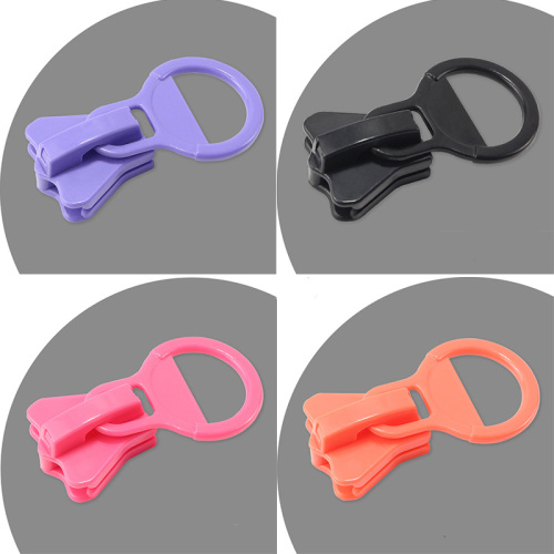 High Quality Plastic Zipper Pull Slider Heads Custom