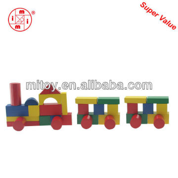 60pcs Wooden building blocks toys educational