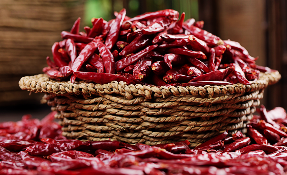 whole chili to chili crushed