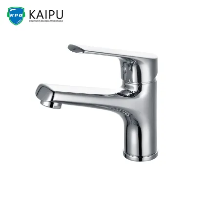 Single lever bathroom faucet