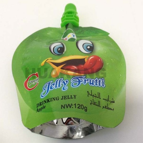 120g apple jelly packaging bag with bottom gusset