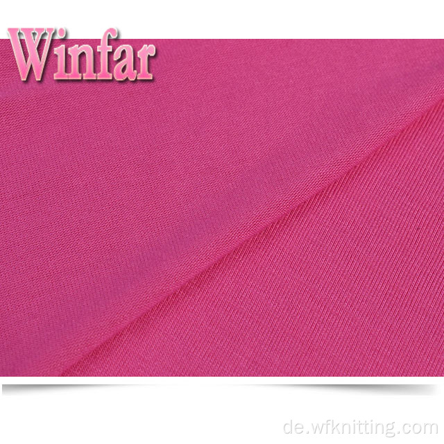 Plain Dye stellt Single Jersey Knit Rayon Stoff her