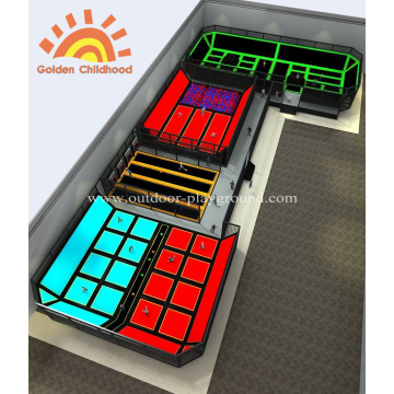 Terrain de jeu de projet de trampoline de mousse pour des enfants
