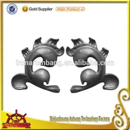 wrought iron window grill parts