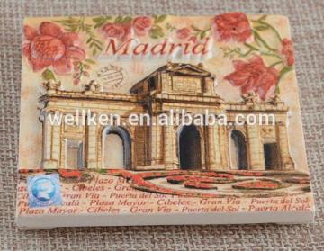 3d printed tourist plates in polyresin