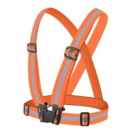 Traffic Use Safety Reflective Vest Belt On Night