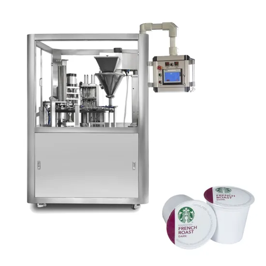 Automatic K Cup Making and Sealing Packing Machine for Coffee Capsule Powders, Compatible with Nespresso