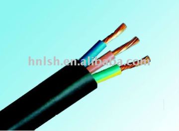flat copper conductor pvc insulated and sheathed building wire