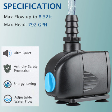 Pompa Submersible Air Akuarium QD-6800 Paling Populer Jual