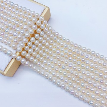 4A Grade Freshwater Pearl Jewelry - 4-5mm Cultured Pearls without Pip