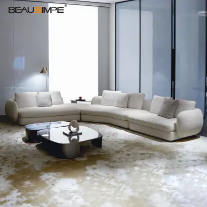 SAINT-GERMAIN Curved Convertible Sofa Modular Luxury