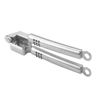 Stainless steel garlic press
