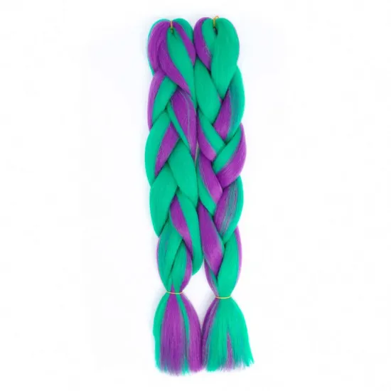 MYZYR Ombre Jumbo Braids Hair 24inch 100g Synthetic Crochet Braids Hair Extensions Fiber For Women One Tone Two Tone Three Tone