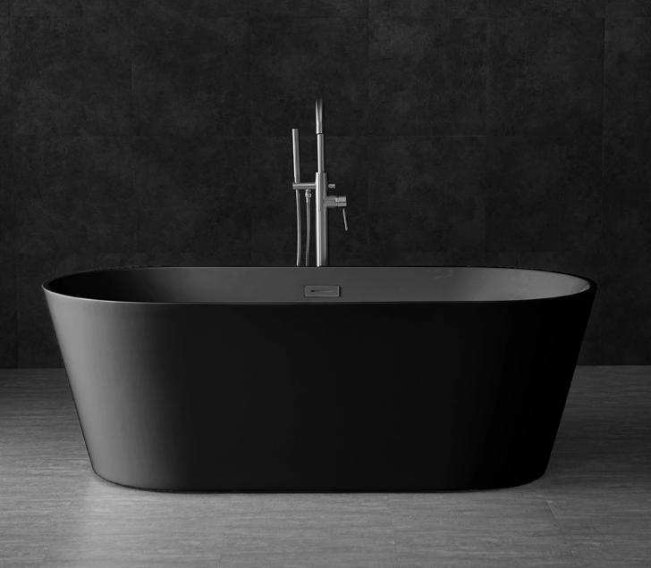 Modern Design Freestanding White Acrylic Bathtub Tubs