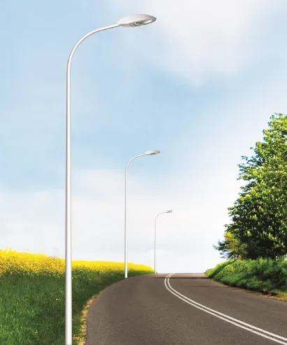 6m 8m 10m single arm conical pole