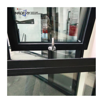 Modern Triple Glazed Aluminium Windows: Soundproof Louver and Awning Options