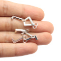 Good Quality Silver Numbers Charms Pick Number - 0 1 2 3 4 5 6 7 8 9 Drops Sports 0-9 Number Digit Pendants For Jewelry Making