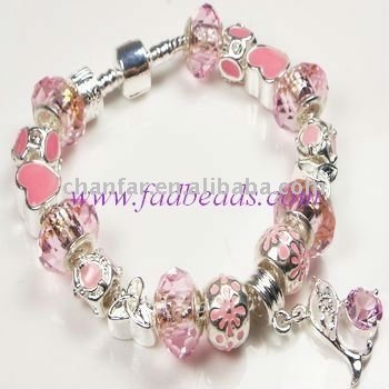 crystal bracelet, european charming bracelet