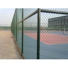 pvc coated used decorative chain link fence sale
