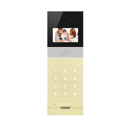Sistema de intercomunicador de teléfono de videos de entrada de múltiples apartamentos