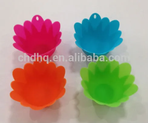 Flower Shape FDA Standard Silicone Egg Poacher