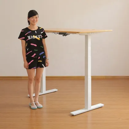 2 Motor 3 Segment Long Stroke Electric Uplift Office Desk