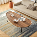 Modern Nordic Coffee Table Lifestyle Tea Table with Walnut Pattern For Livingroom Bedroom