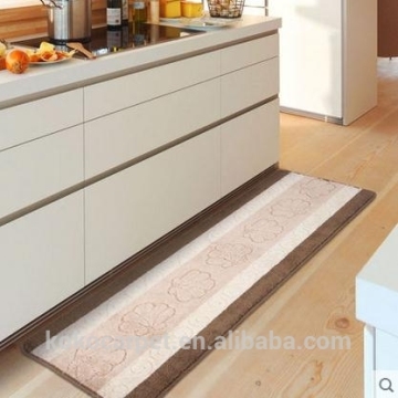 coffee shell-like pp kitchen mat/ anti-slip kitchen mat