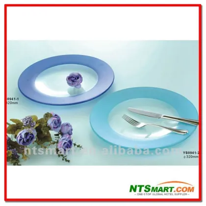 Dessert Plates, Made of Tempered Glass