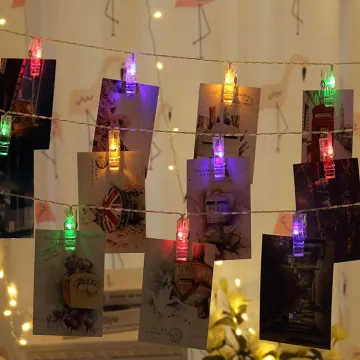 New Years Party Decoration Led Photo Clips Lights