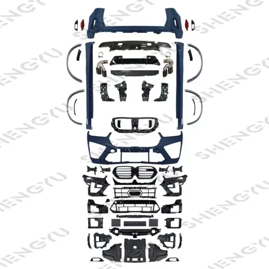 PP Material Car Body Kit for BMW X5 G05/G18 2023 - Front Rear Bumper Grille Side Skirt (X5M)