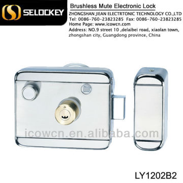 High quality! auto-locking electronic rim motor door lock-LY1202B2