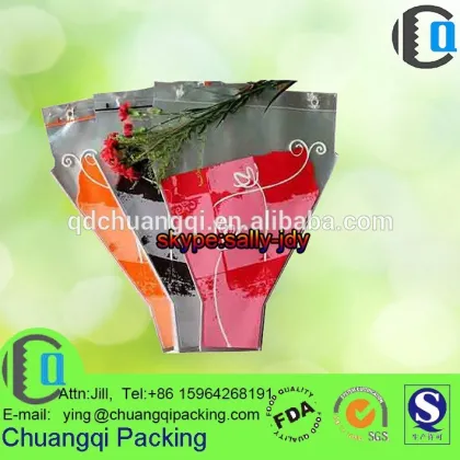 fresh flowers packing bag/OPP flowers bag/heterotypic BAG flower bags