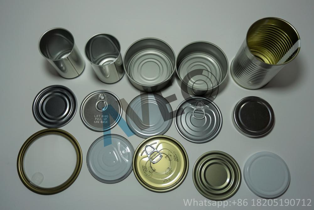 round food tin can with EOE