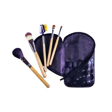 5 pcs Goat Sable Hair Makeup Brush Set