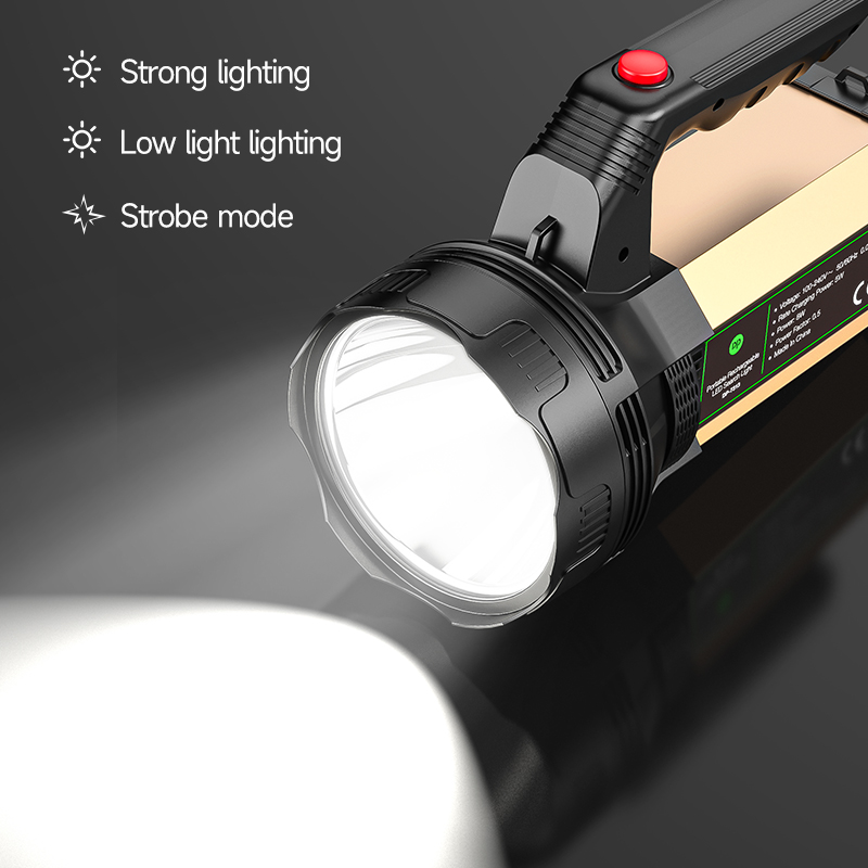 Aluminum Outdoor LED Rechargeable Search Torch Light