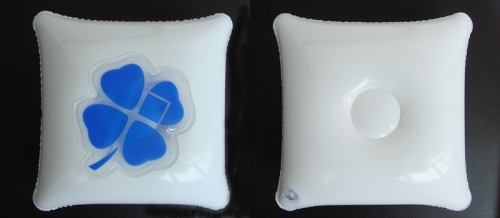 Inflatable gel cushion