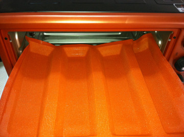 Silicone fiberglass bread baking mold